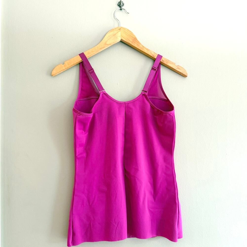 Ruby Ribbon Cami Size 36 Heritage Sheer Hot Pink - Picture 2 of 9